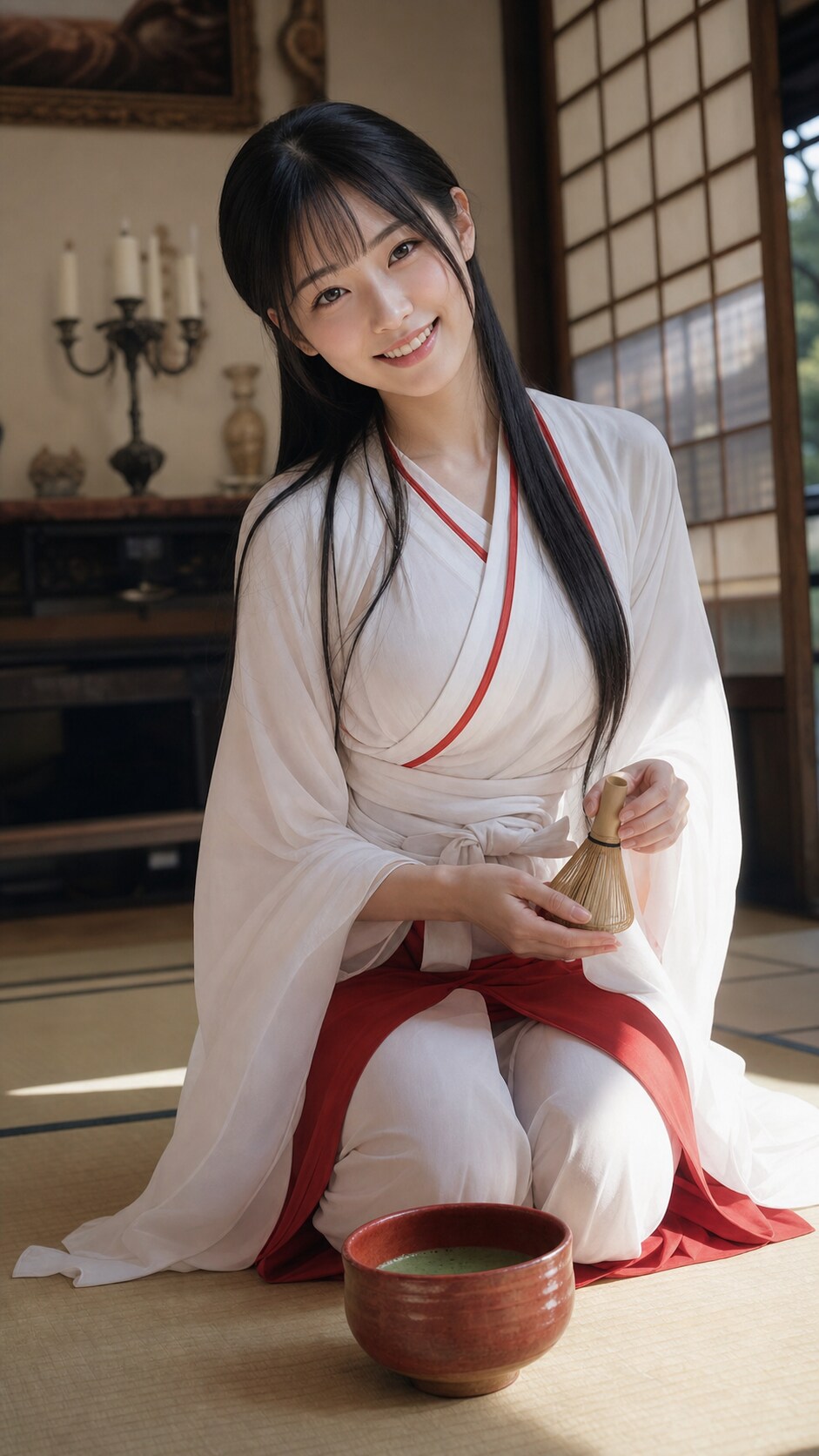 楽◯AIから生まれた巫女さん