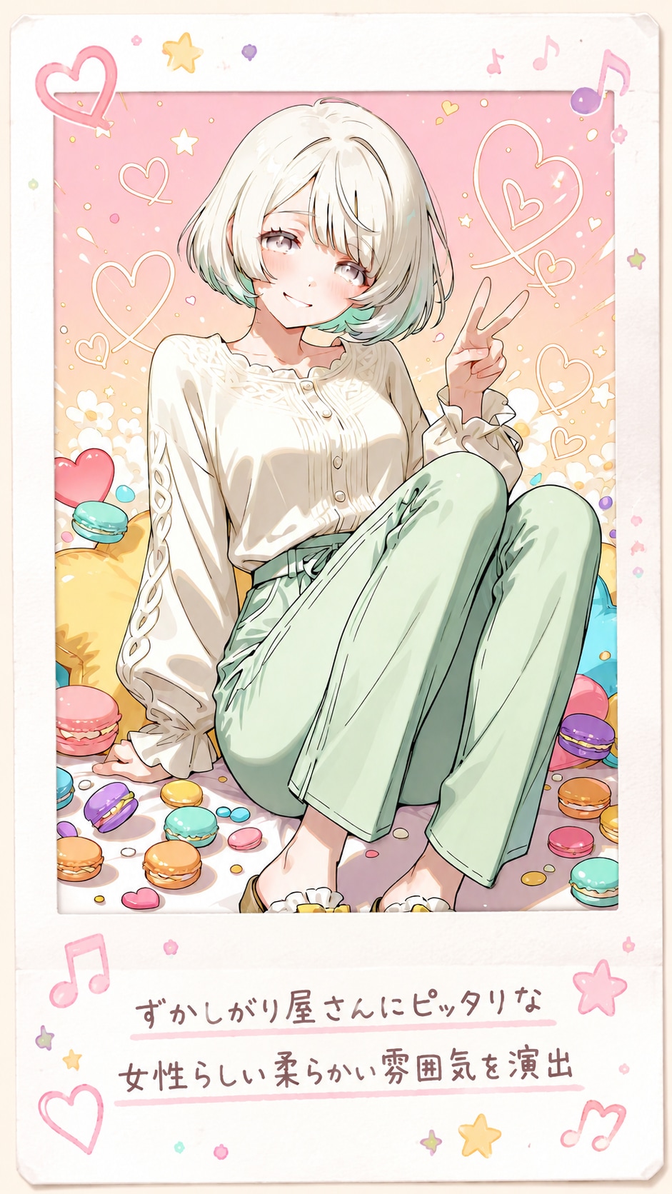 心電アイちゃんをコーディネート