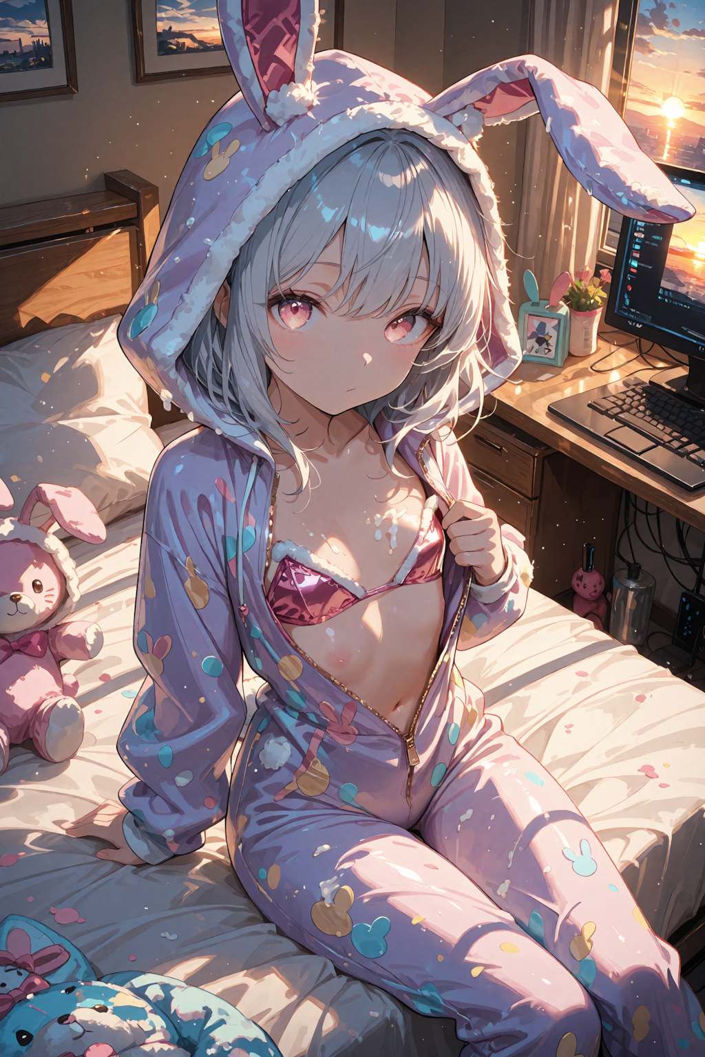 今日は、お部屋でだらだら。