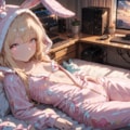 今日は、お部屋でだらだら。 2枚目