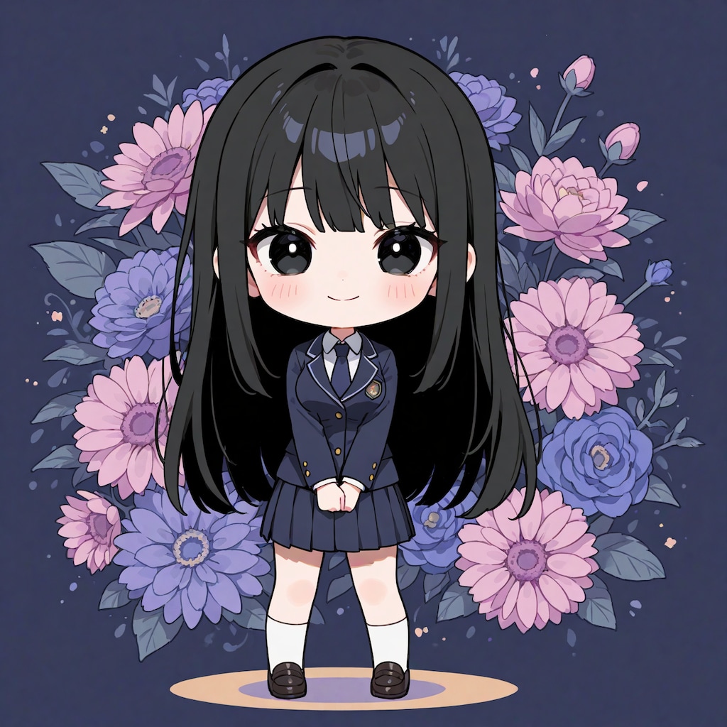 制服ちび黒姫様