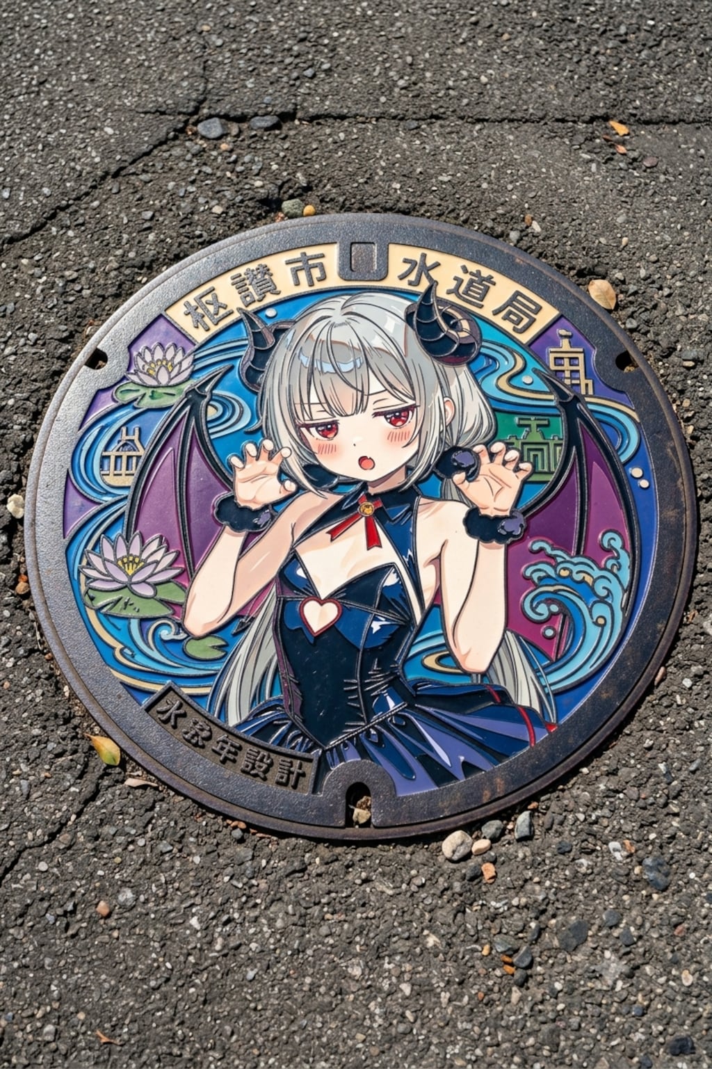 アイちゃんのマンホールの蓋