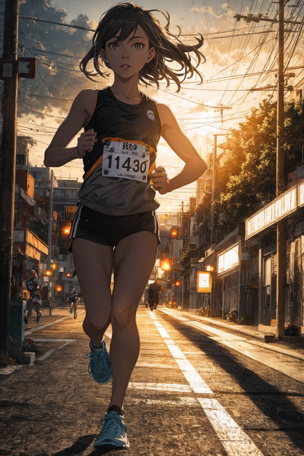 ランニング少女