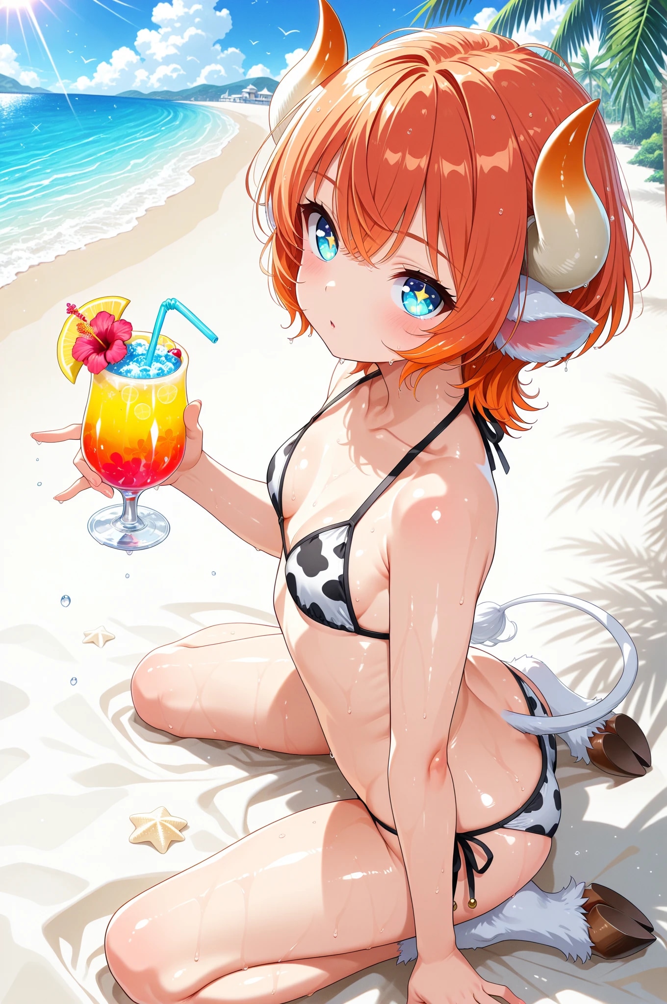 牛柄ビキニ