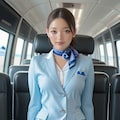 フライト後のCAさんたち 5枚目