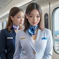 フライト後のCAさんたち 3枚目
