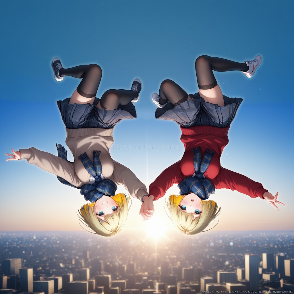 舞い降りるボブの双子