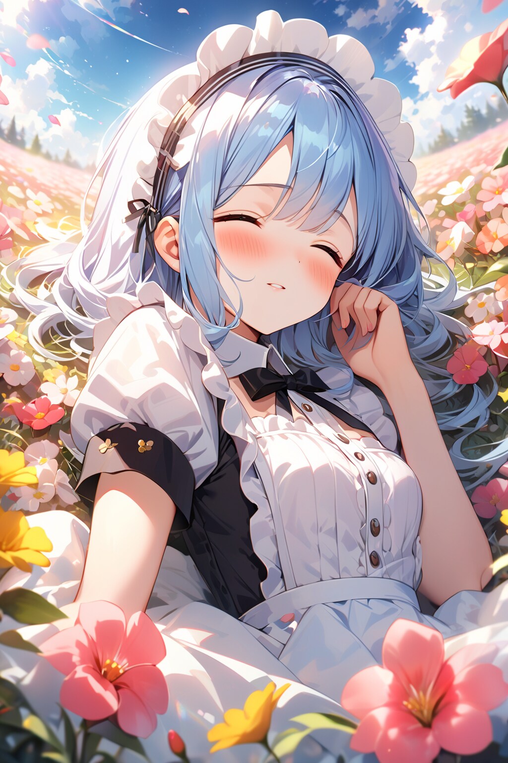 お昼寝…気持ちいいです… | の人気AIイラスト・グラビア