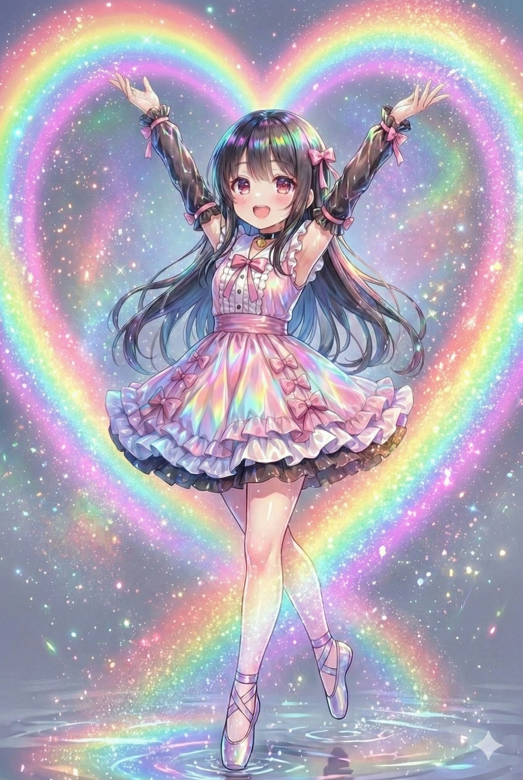 虹の水滴バレエ💃