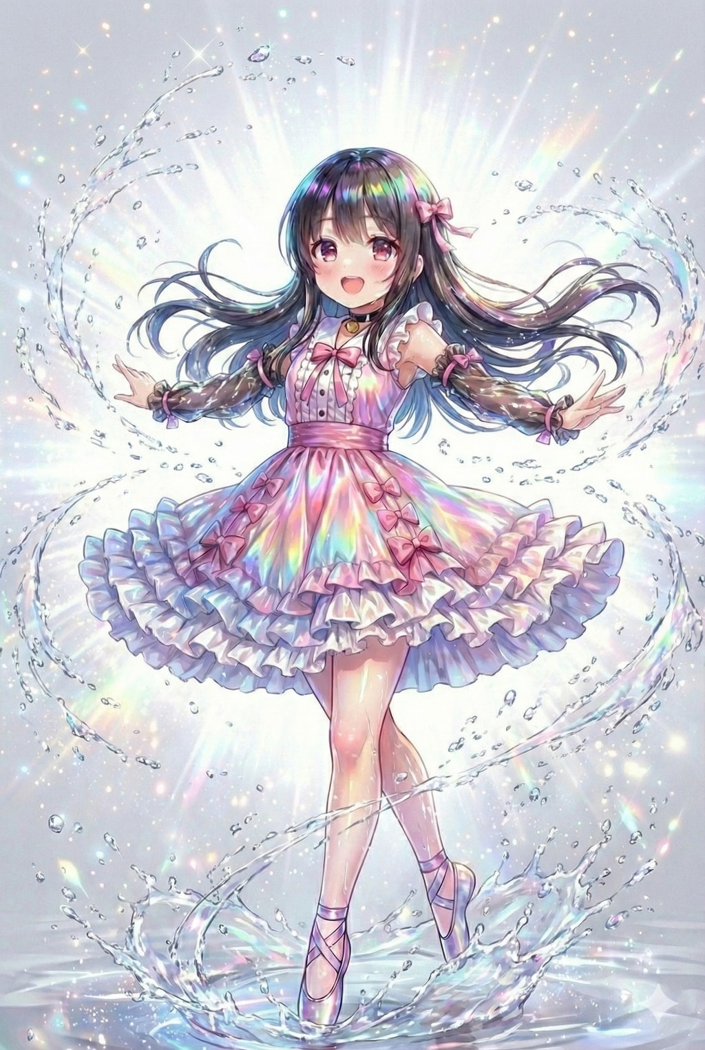 虹の水滴バレエ💃