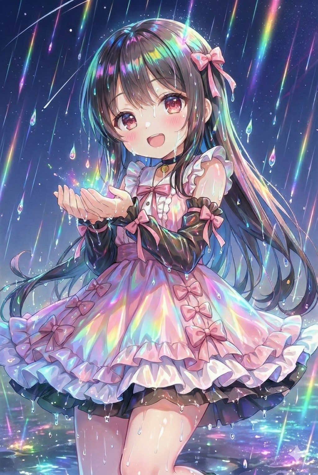 虹の水滴バレエ💃