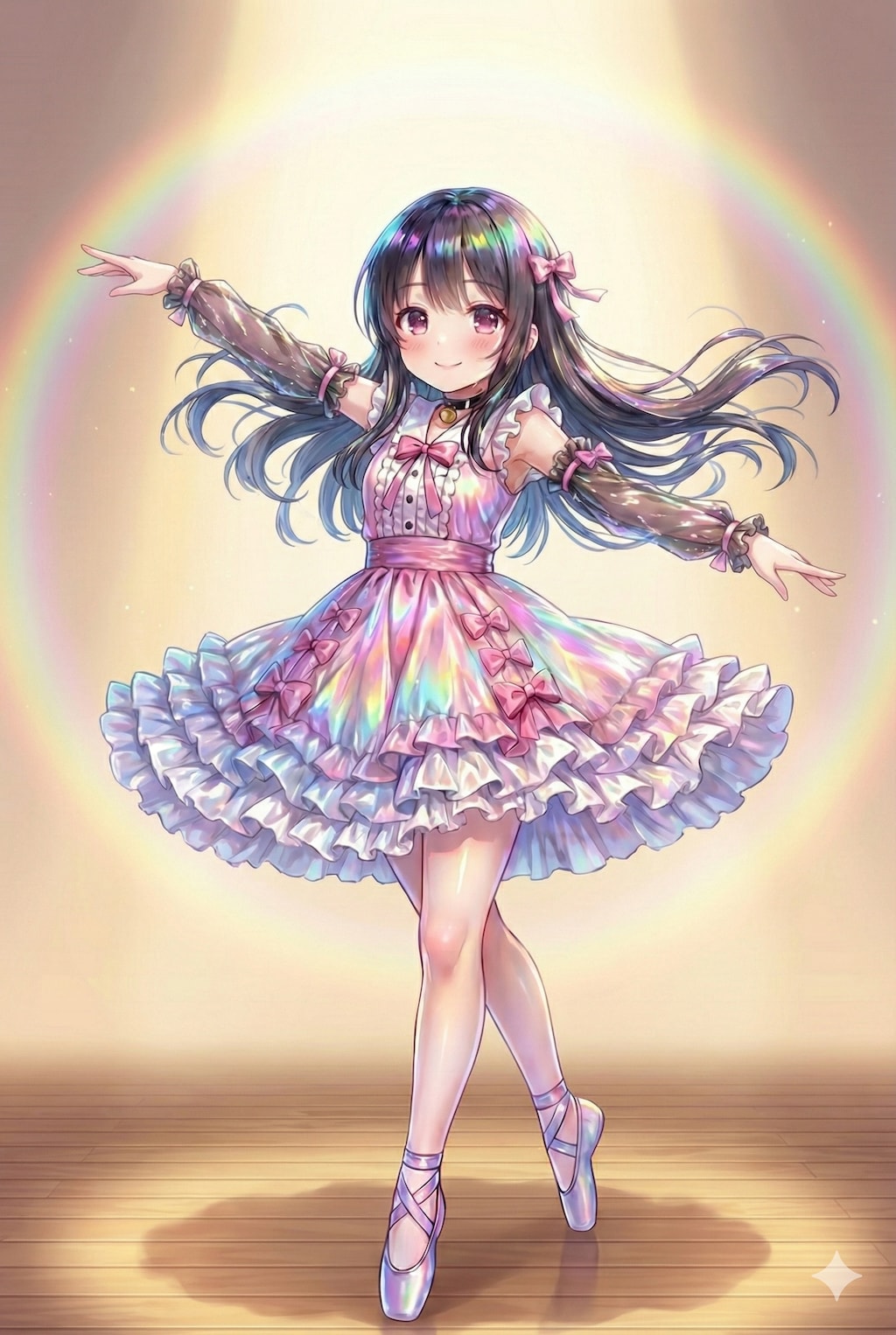 虹の水滴バレエ💃