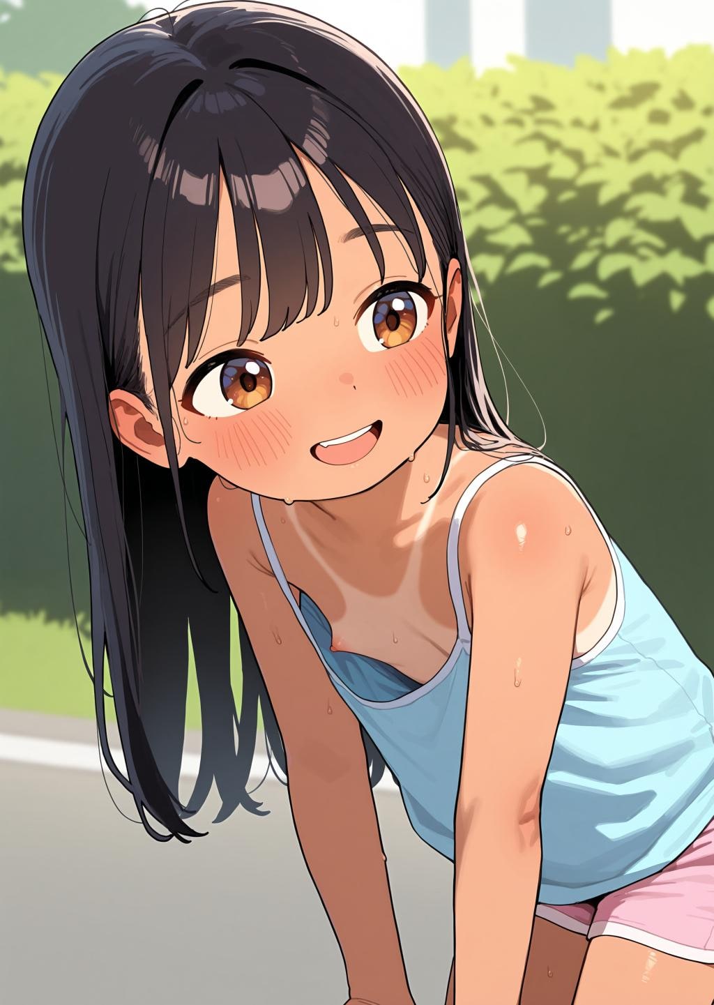 胸チラ
