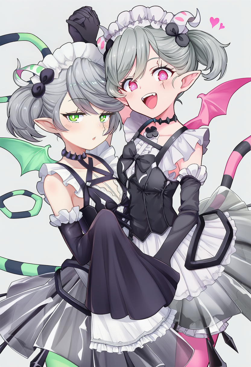 白銀の城の召使い アリアンナ＆アリアーヌ