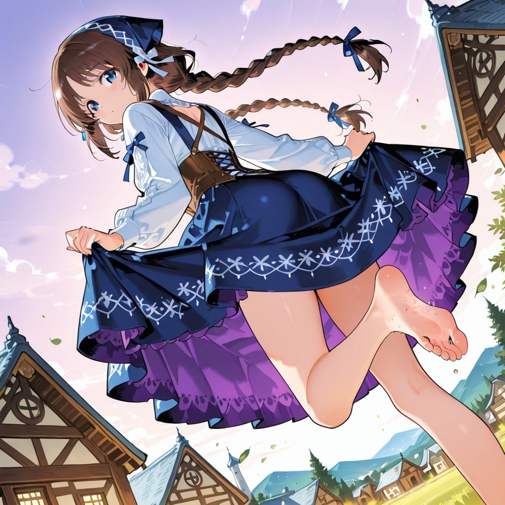 転生したらぶどう踏みの村娘に踏まれるぶどうだった件 | の人気AIイラスト・グラビア