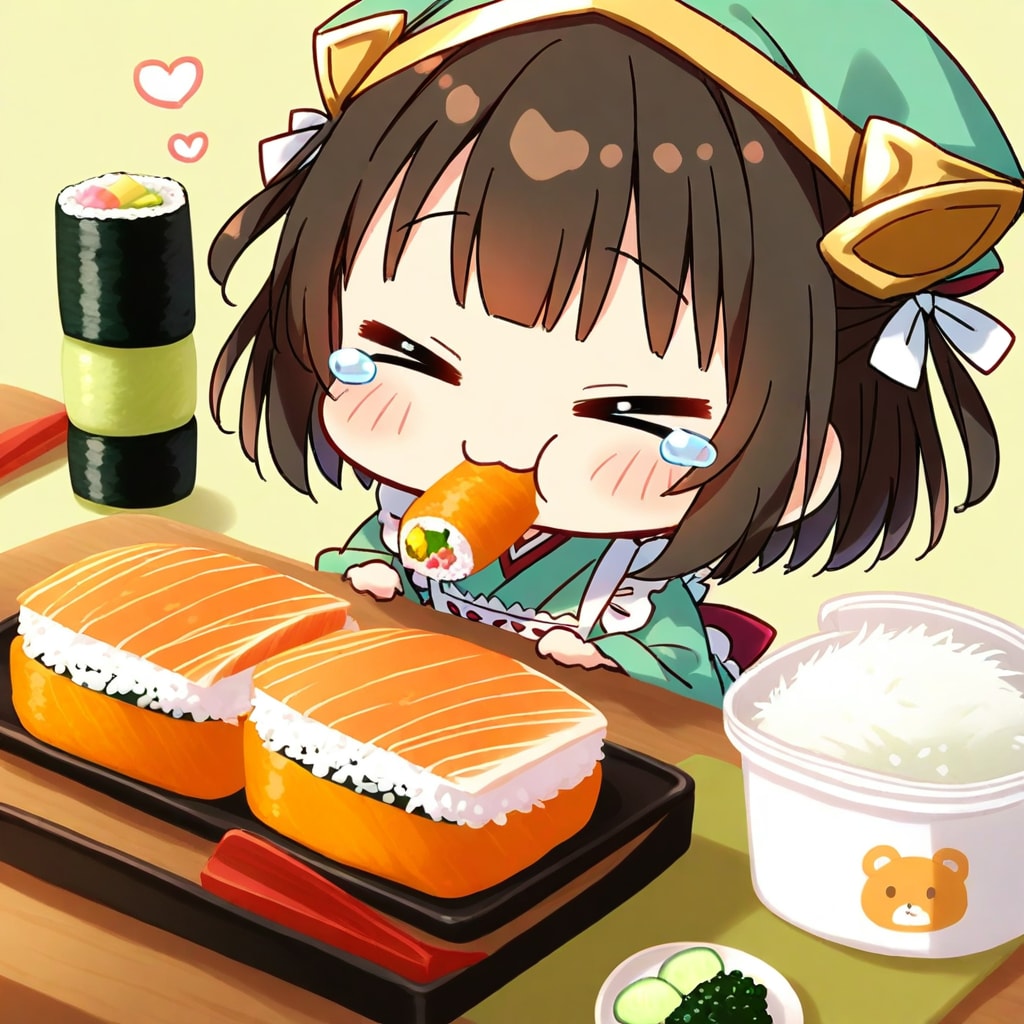 わさびのきいた寿司 | の人気AIイラスト・グラビア