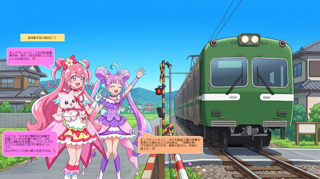 プレシャスとキュンキュンの須津駅周辺の旅！