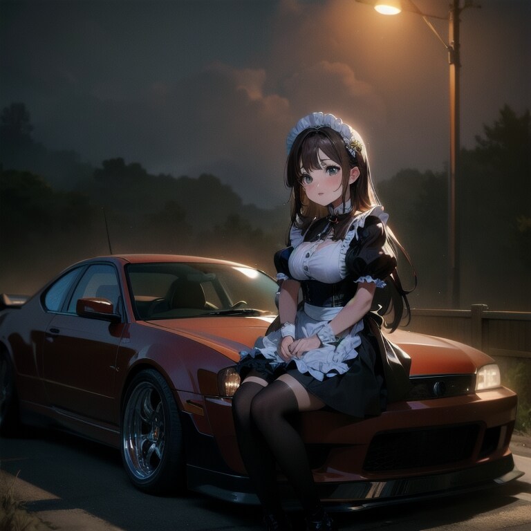 メイドの車は少し過激