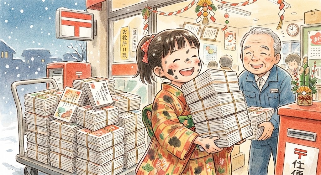 年賀状投函 | の人気AIイラスト・グラビア