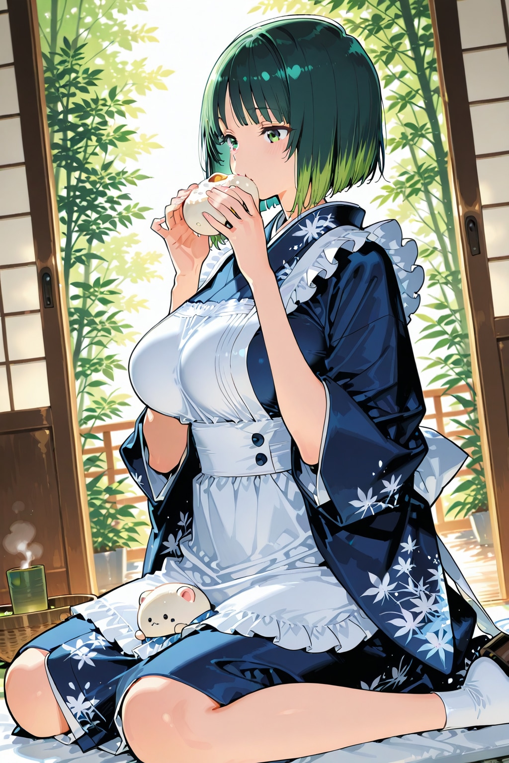 和服メイドさん | の人気AIイラスト・グラビア