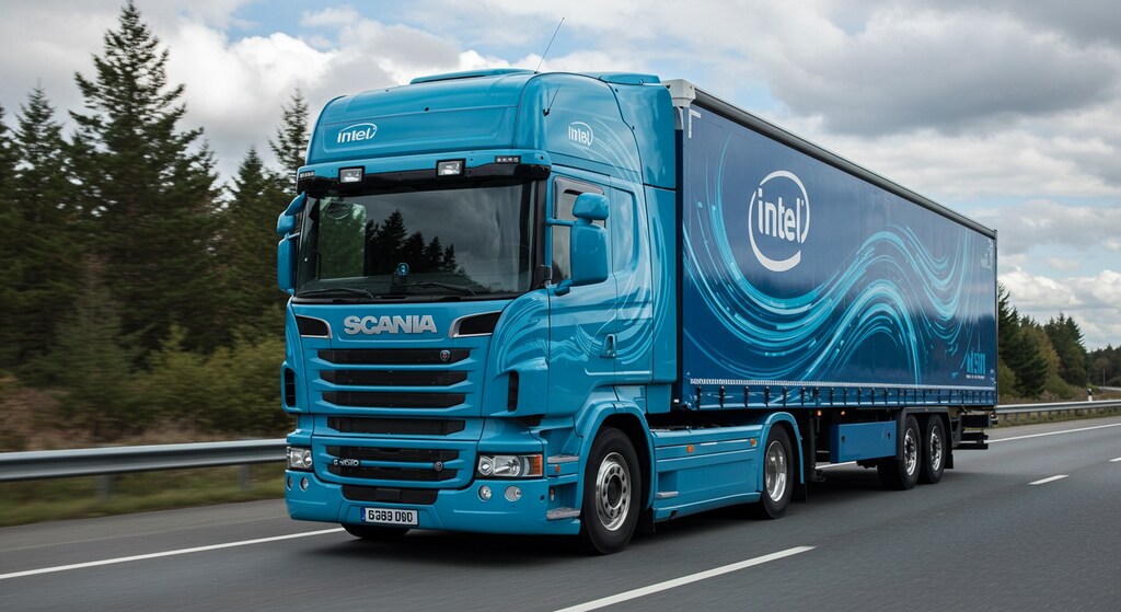 Intelスカニアトラック