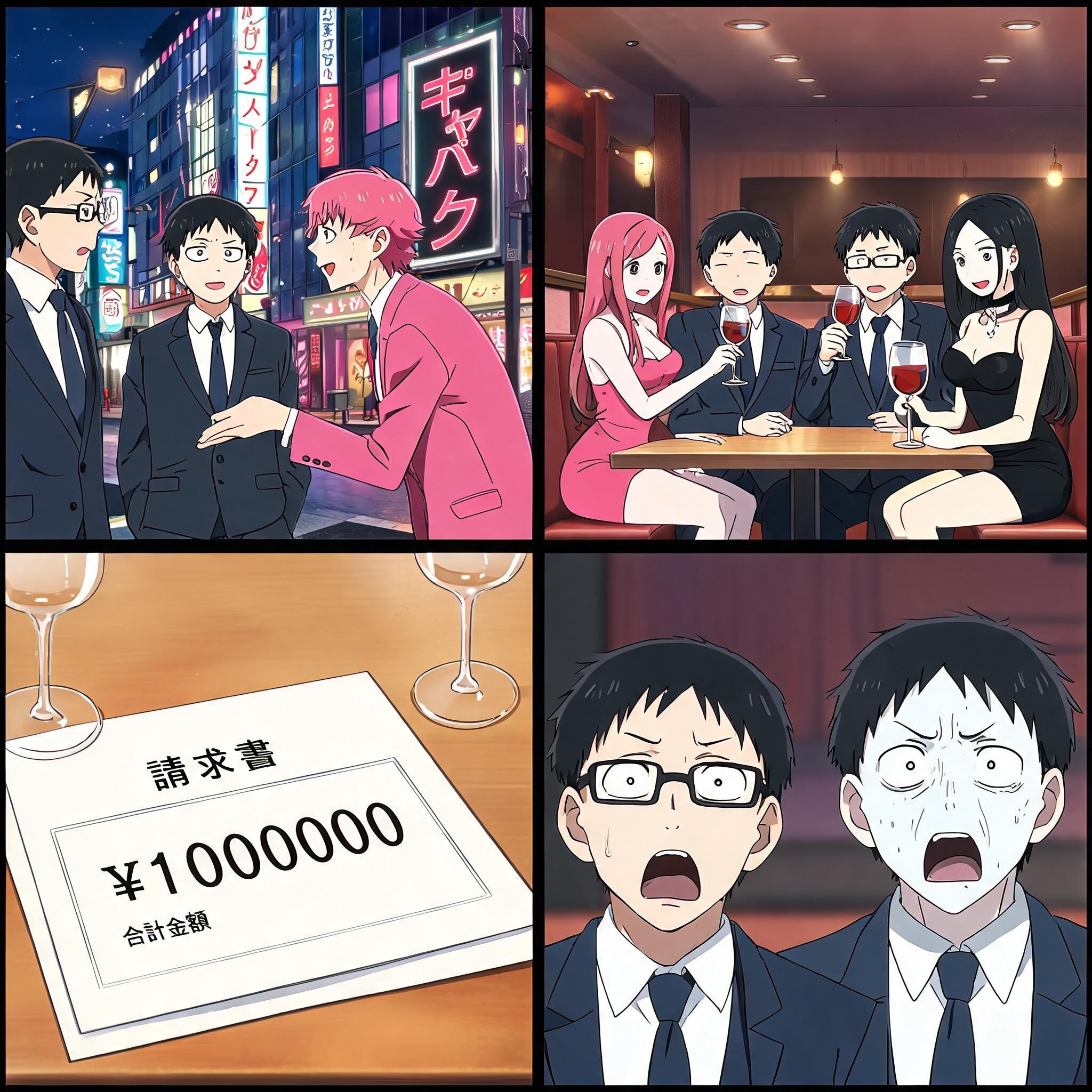 そ『の』お店は『ぼ』ったく『り』バーでした