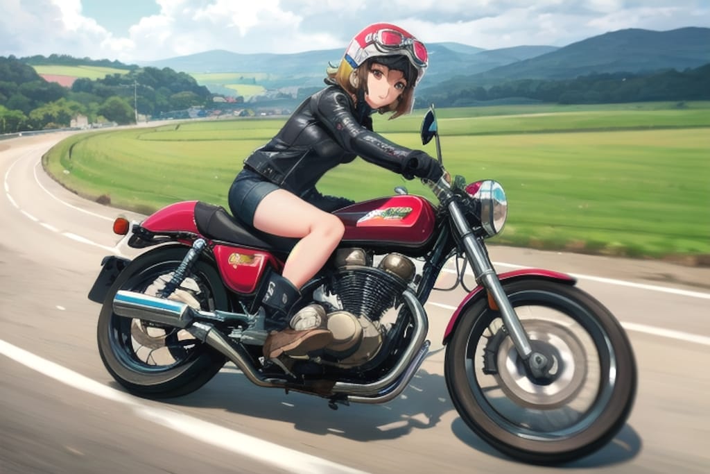 バイク好き彼女
