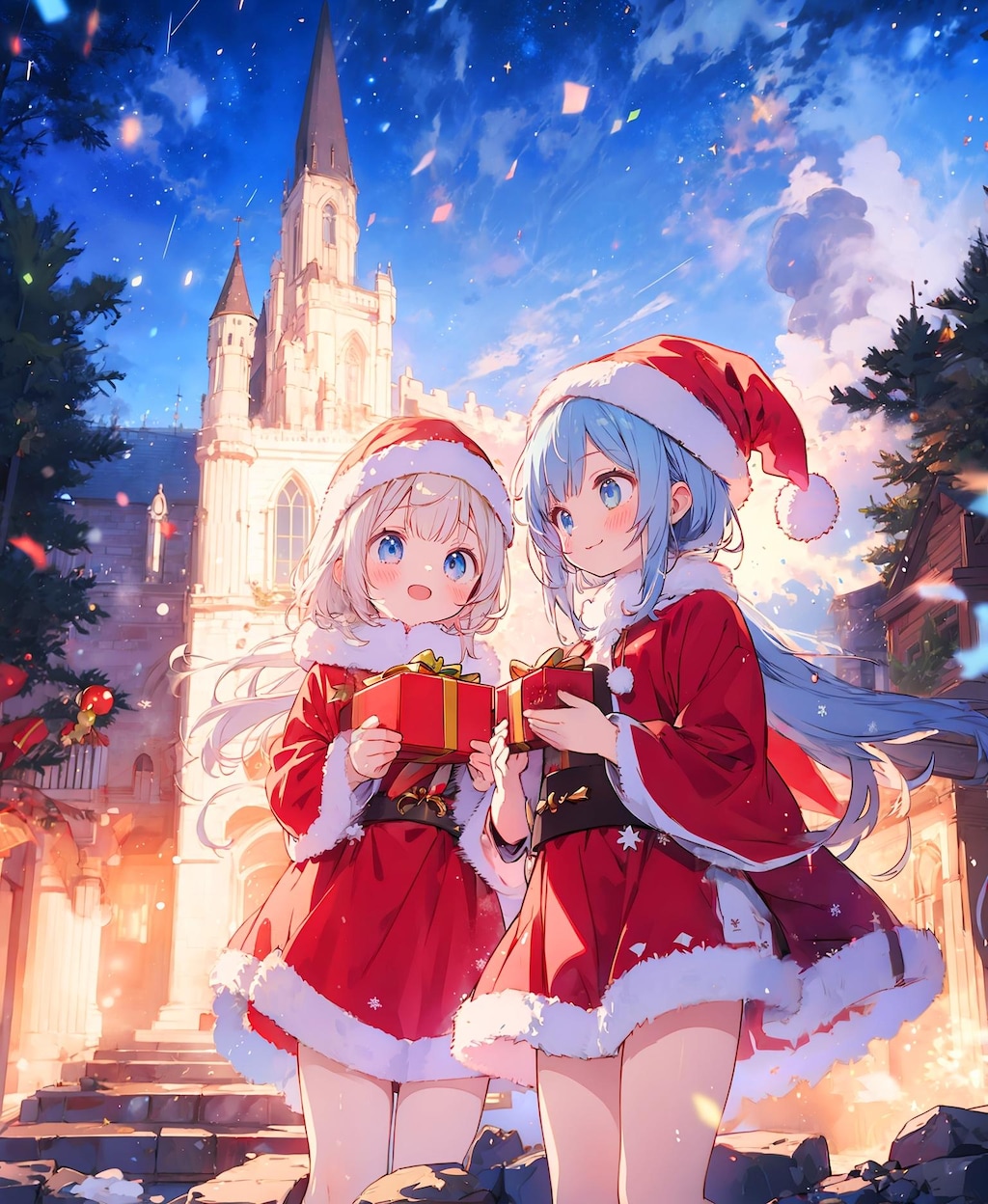 サンタとトナカイ少女