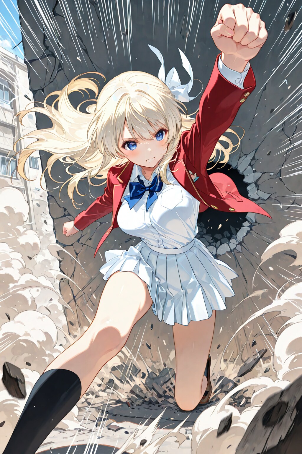 七瀬パンチ！