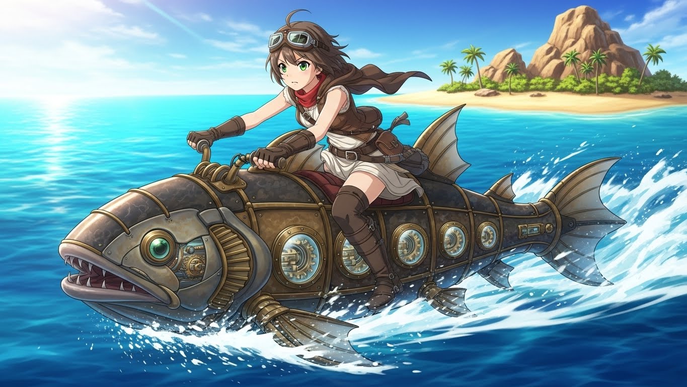 機械魚と帰還 | の人気AIイラスト・グラビア