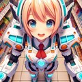 コンビニで働くパワードスーツちゃん 2枚目