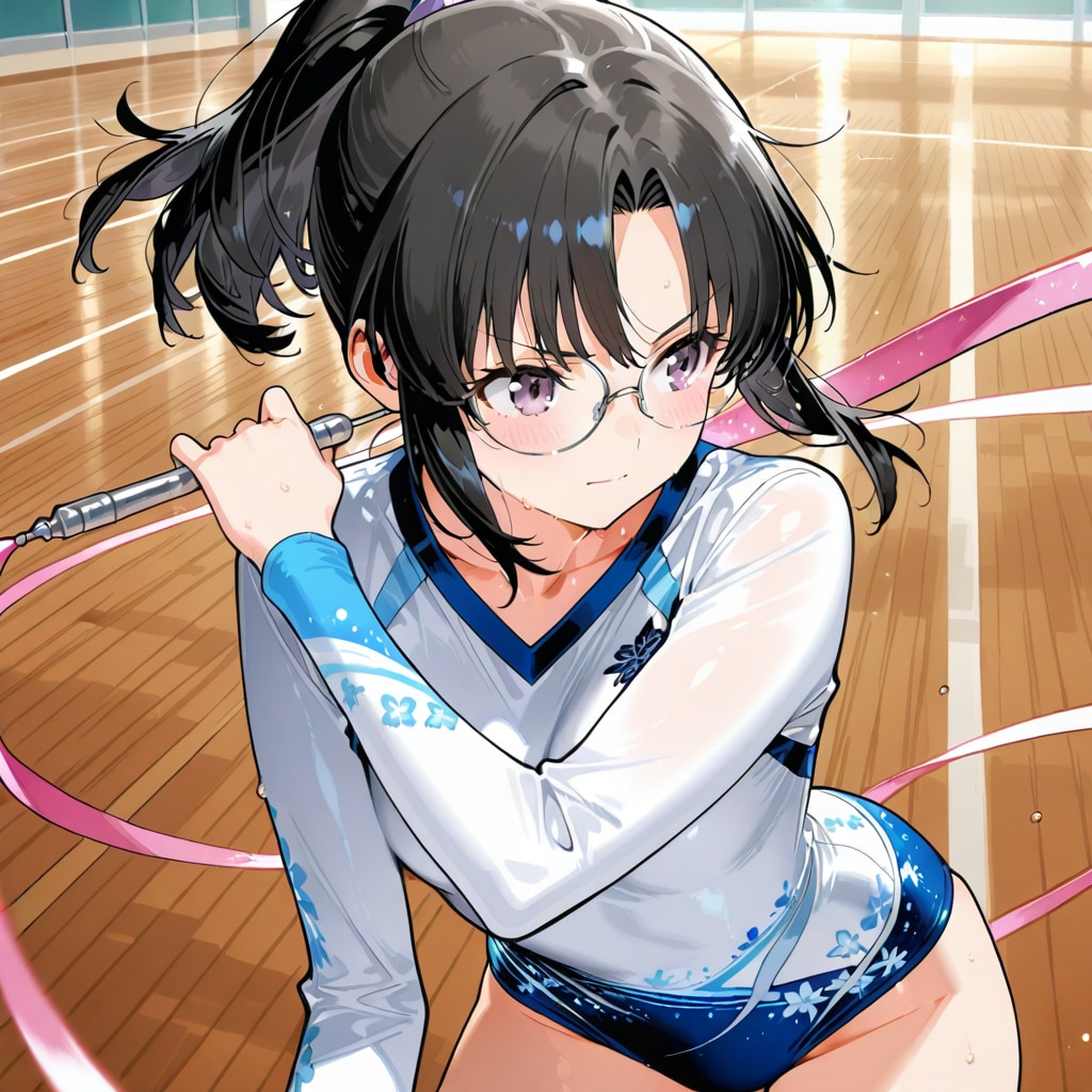 新体操部に入部した楓ちゃん