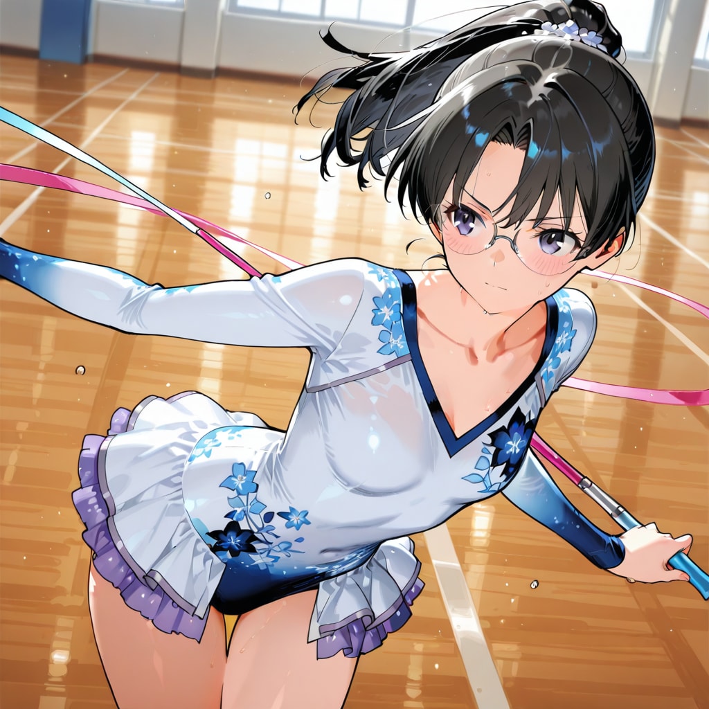 新体操部に入部した楓ちゃん