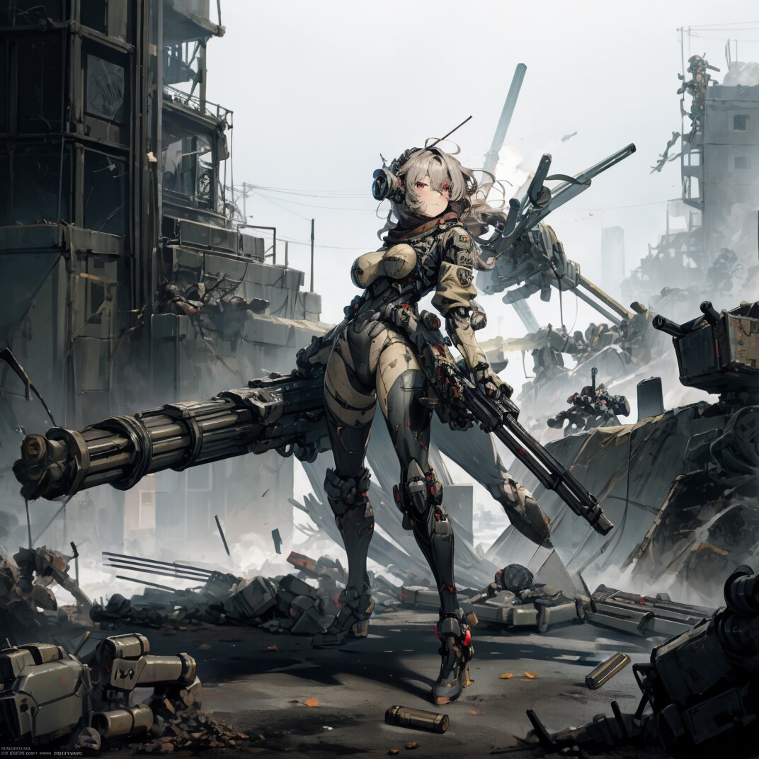 Girl and Robot1046