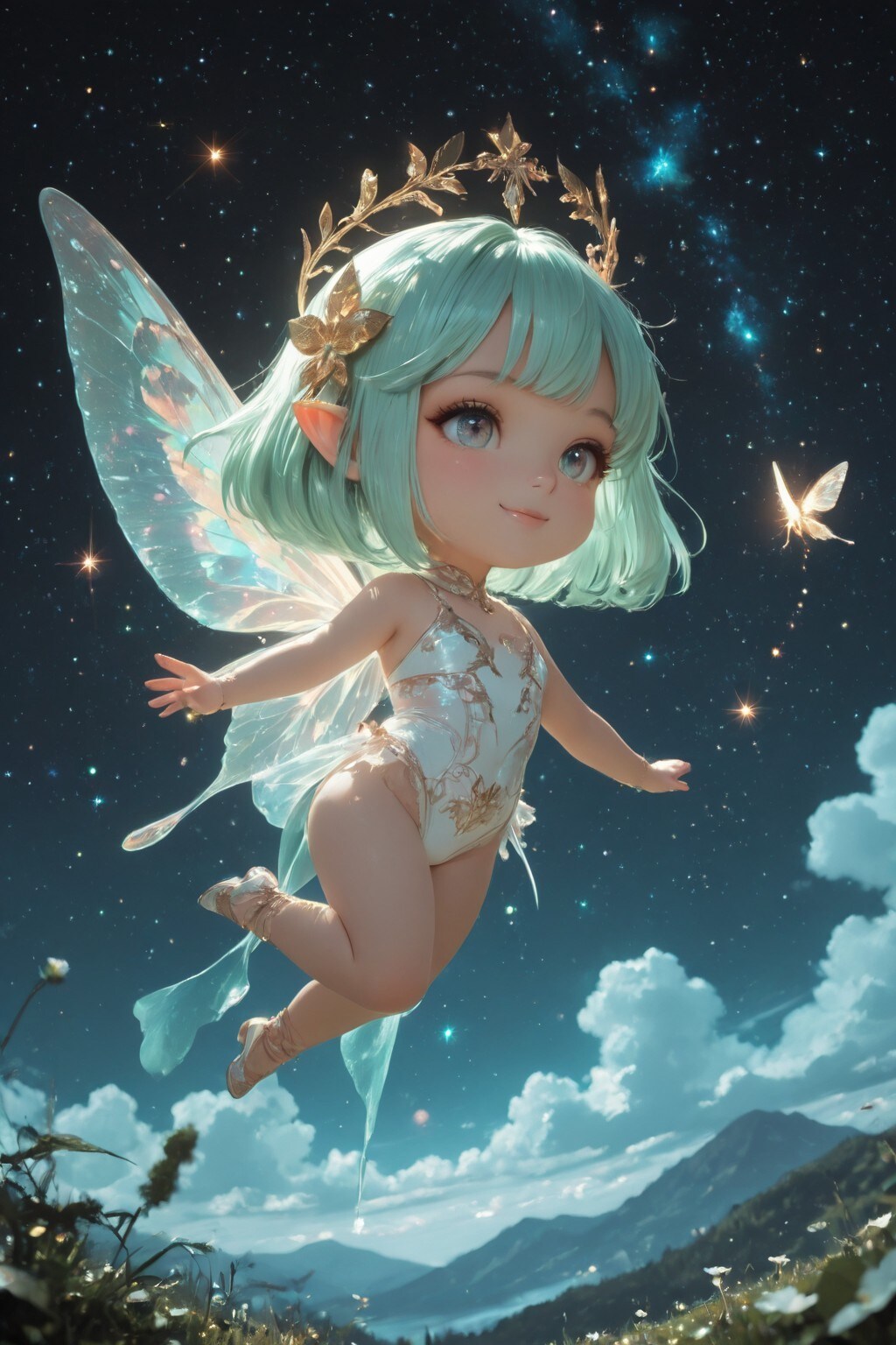Beautiful Fairy Girl（争いとは無縁の森で…「妖精さんは、自然の中で生きている？いいえ、自然とは一心同体です。」）