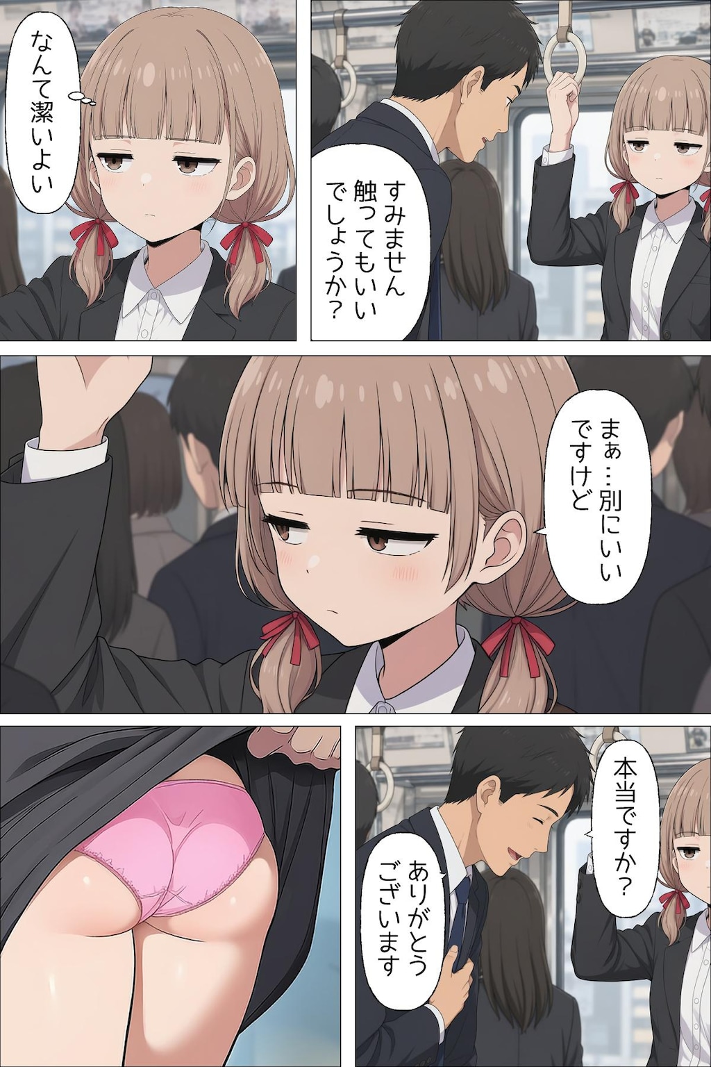 【短編漫画】日替わりさゆりさんの通勤4日目