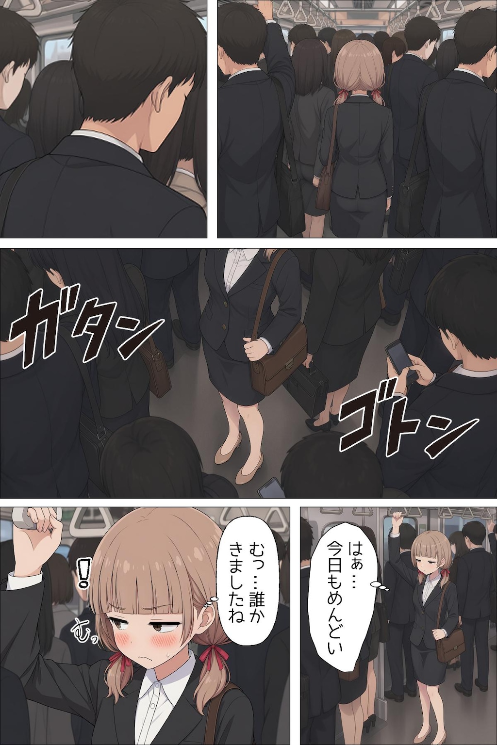 【短編漫画】日替わりさゆりさんの通勤4日目
