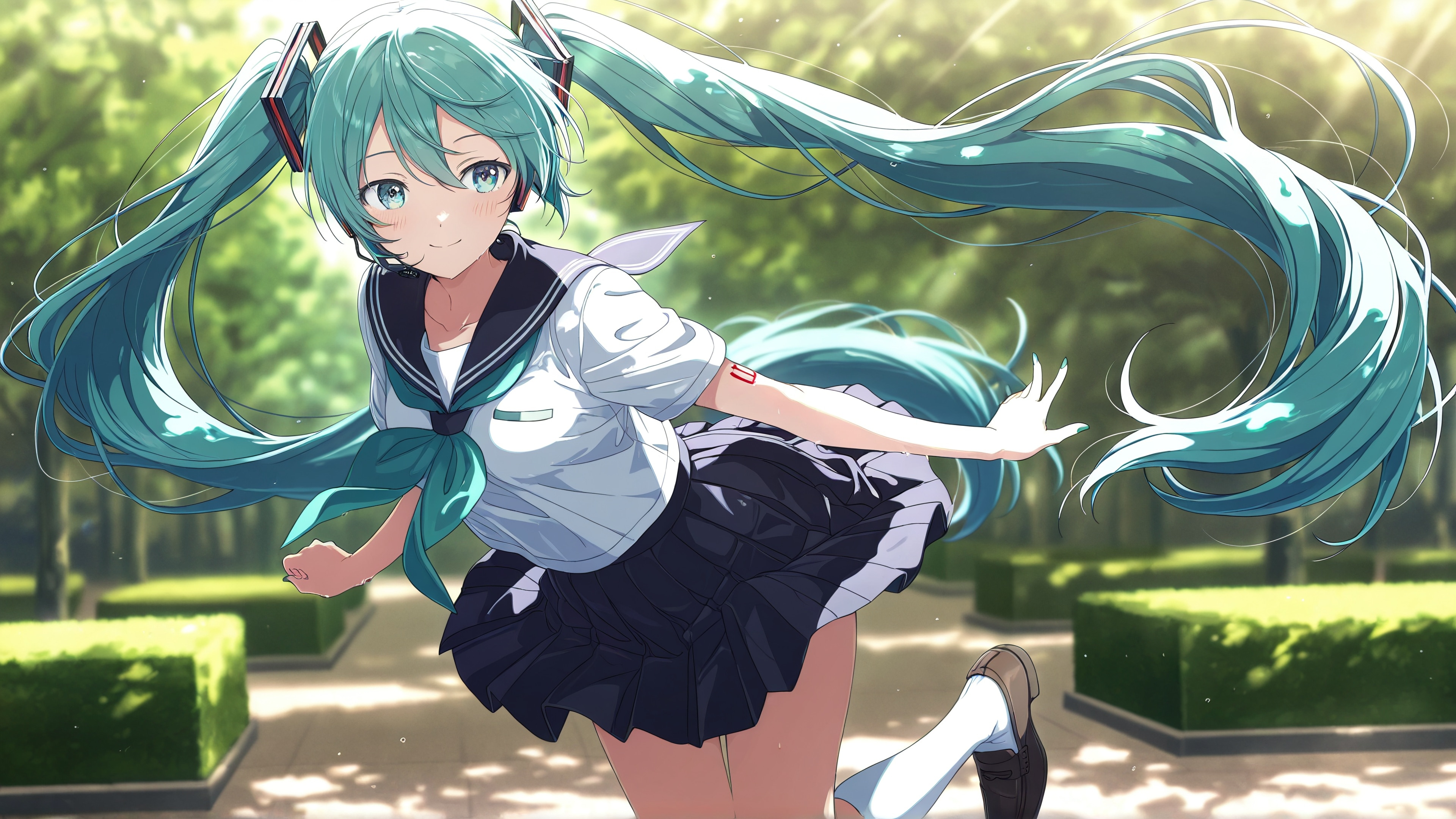 セーラー服の初音ミクさん