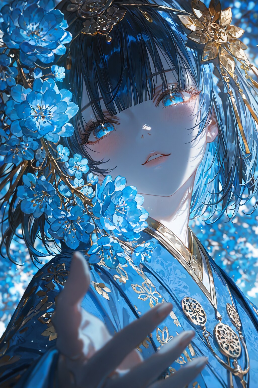 青