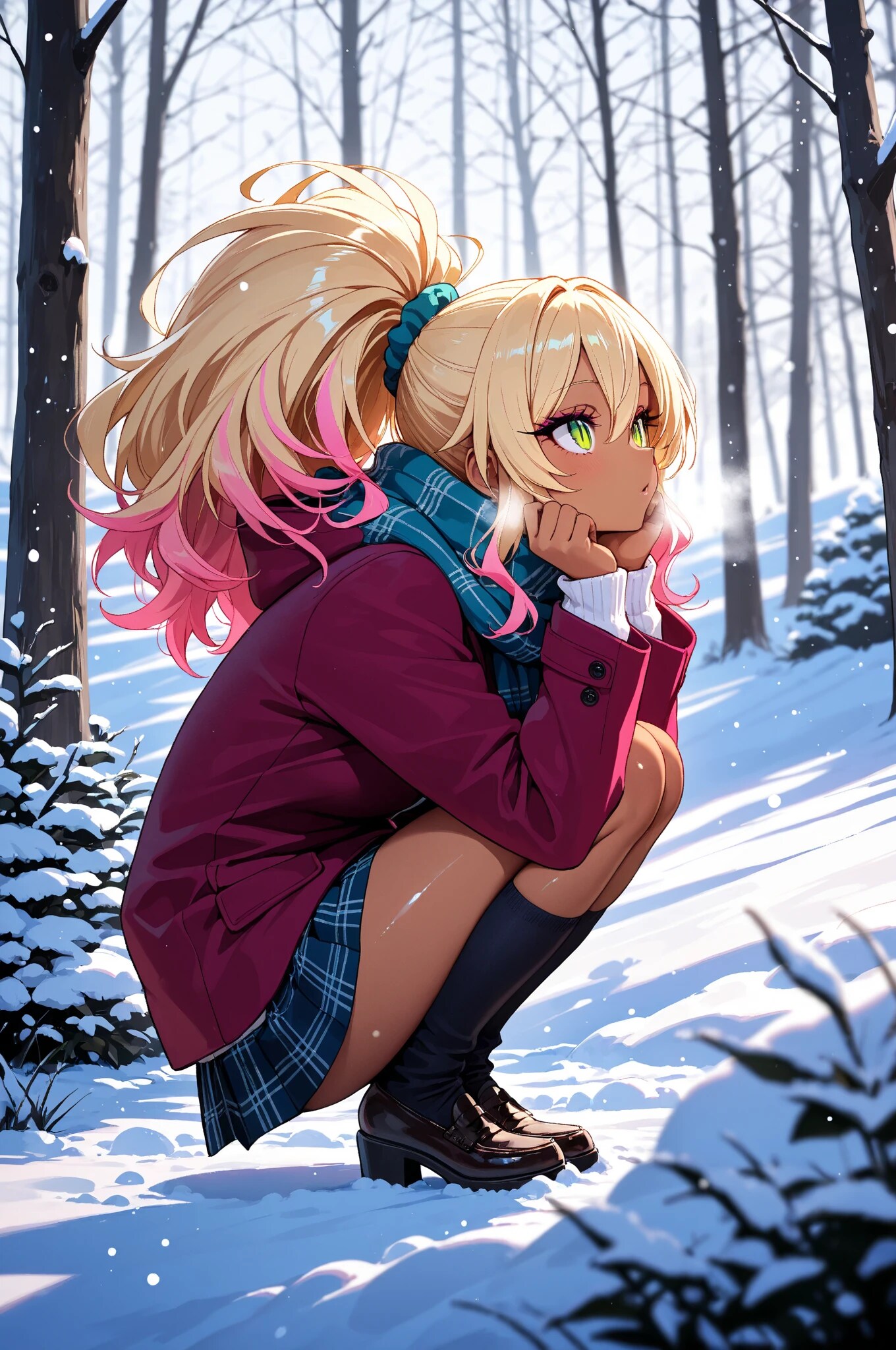 雪と桃ちゃん