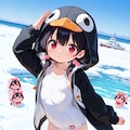 南極のペンギン観察 2枚目