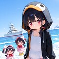 南極のペンギン観察 4枚目
