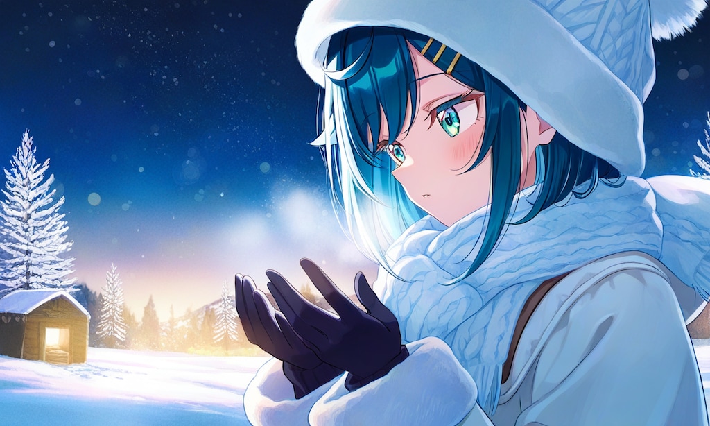 雪景色❄️芙羽ここね。