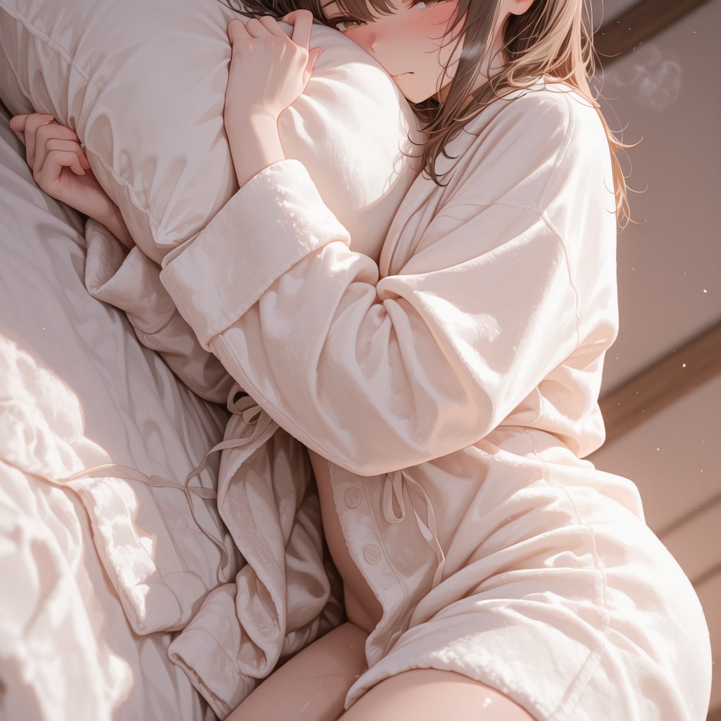 ふわもこバスローブ