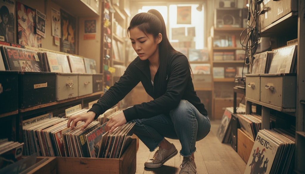 高円寺のレコード店