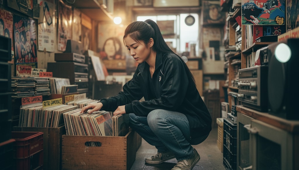 高円寺のレコード店
