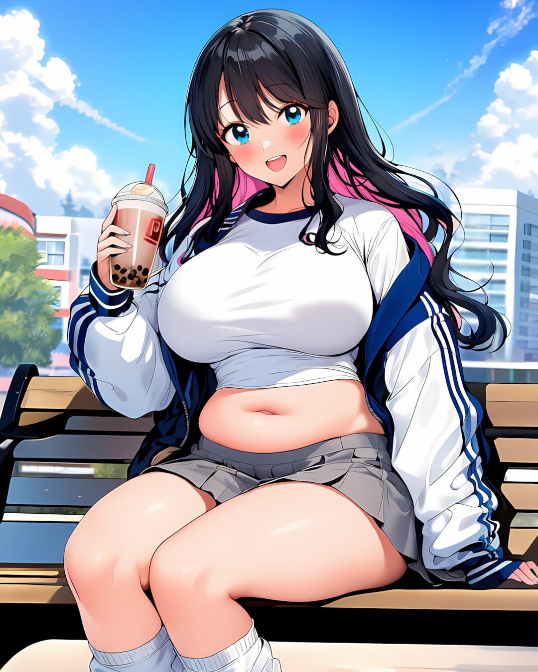 🥤キャンパスでひと息🥤Y2Kスポーティギャル・リナ