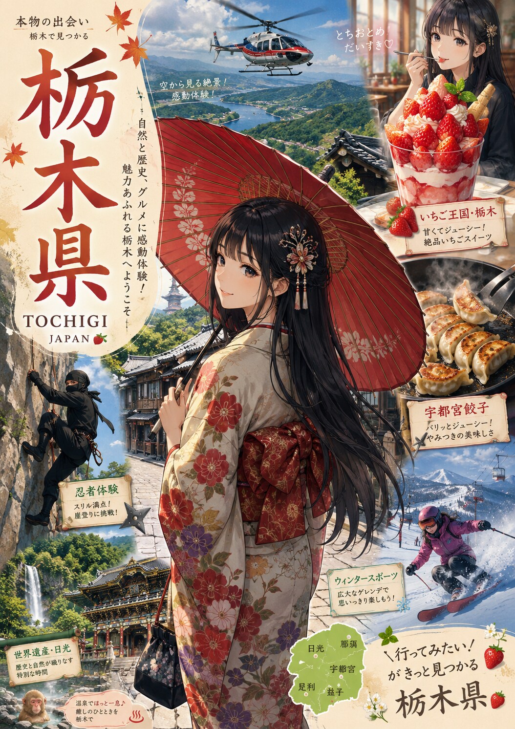 ようこそ栃木へ