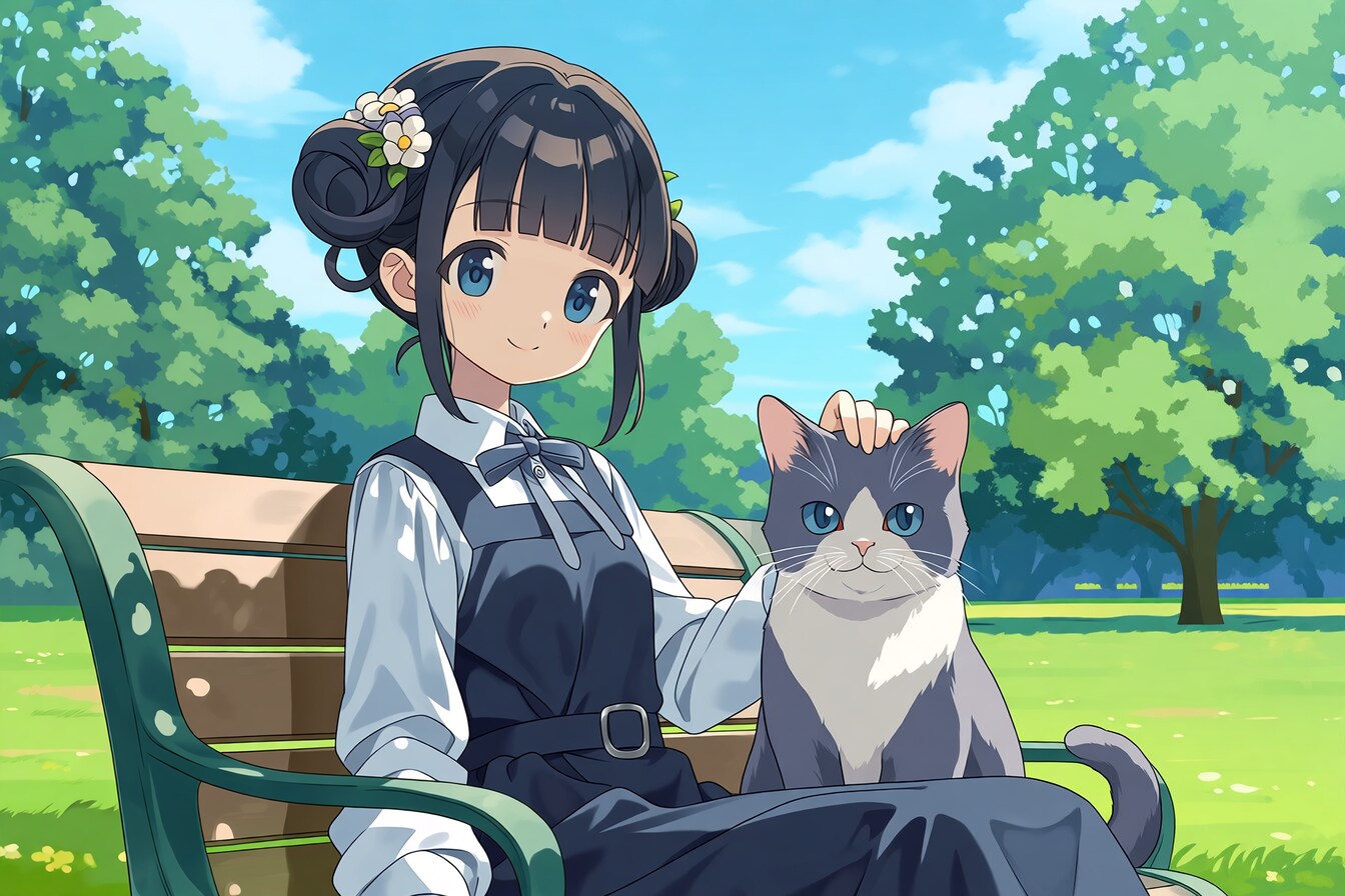 猫🐈とおだんごちゃん🍡✨174