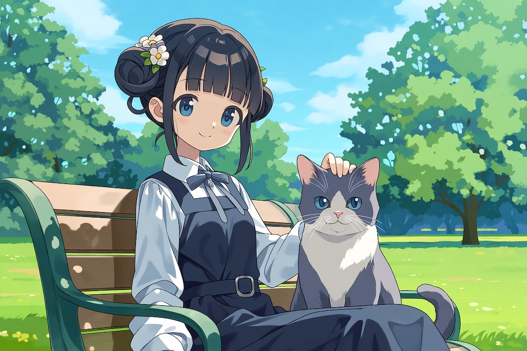 猫🐈とおだんごちゃん🍡✨174